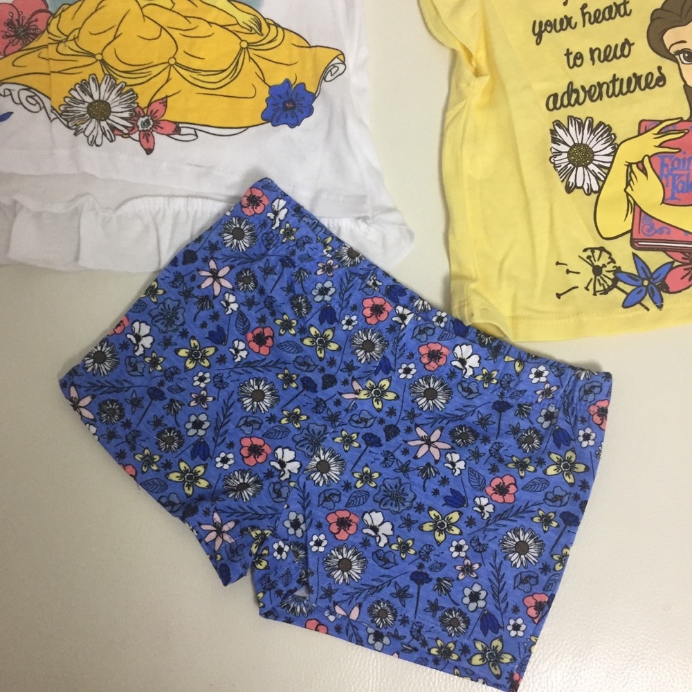 Disney Belle Cute Outfit 3 pieces - Picture 6 of 11